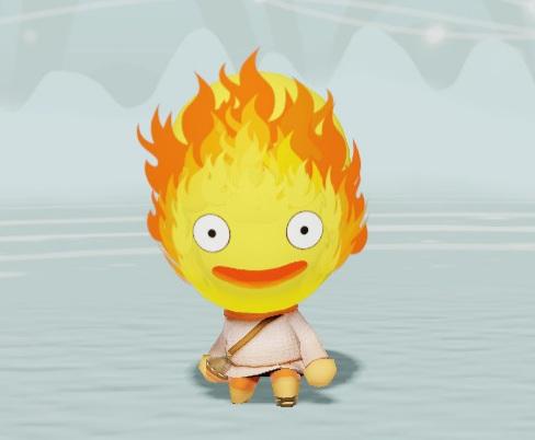 Calcifer from Howl's Moving Castle - Ghibli