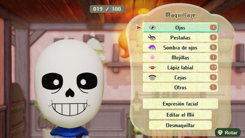 Miipedia | Sans(undertale)(left eye glows when blinking)