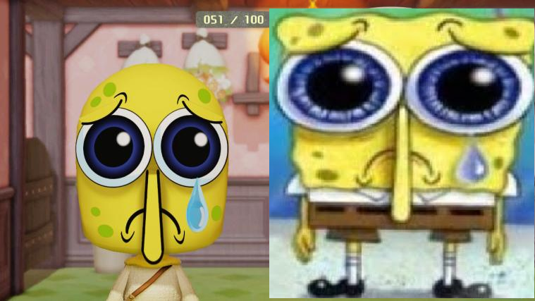 sponge bob sad